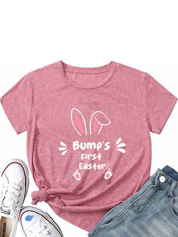 Holy Week Women's T-Shirt with Easter Egg Print - Casual Fit