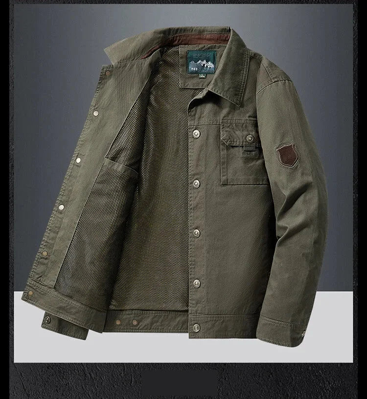 The Rugged Canvas Jacket is a Must-Have for Men Men Jackets