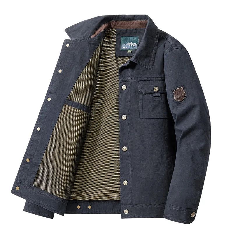 The Rugged Canvas Jacket is a Must-Have for Men Men Jackets