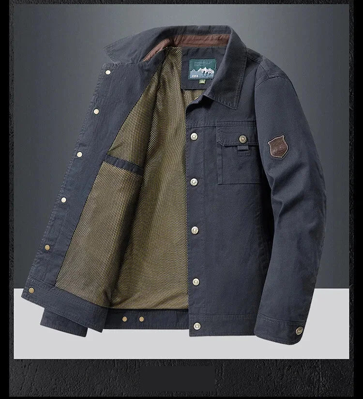 The Rugged Canvas Jacket is a Must-Have for Men Men Jackets