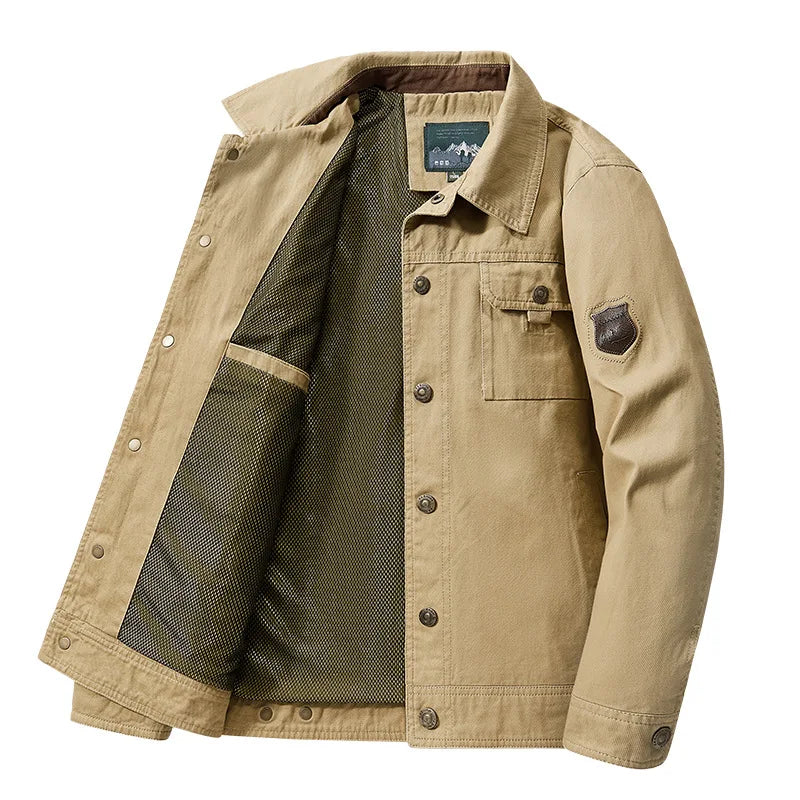 Men's Classic Utility Casual Jacket - Versatile & Stylish