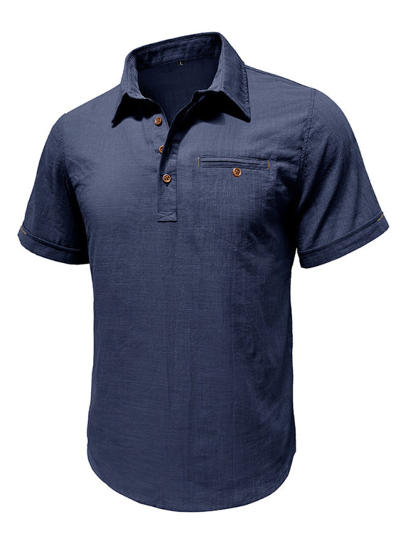 Cotton Polo Shirt for Men's Outdoor Events Polo Shirt