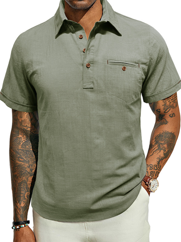 Cotton Polo Shirt for Men's Outdoor Events Polo Shirt