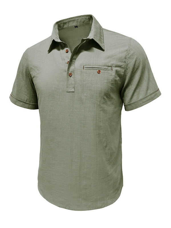 Cotton Polo Shirt for Men's Outdoor Events Polo Shirt