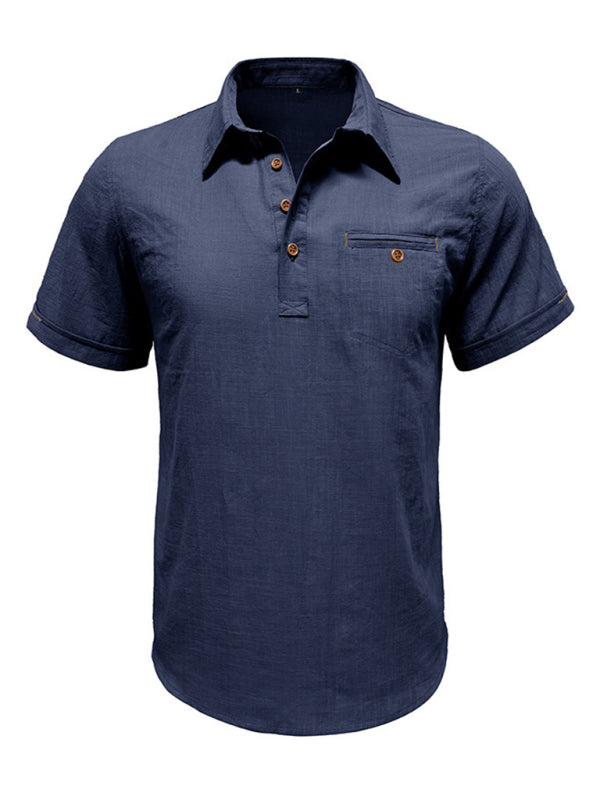 Cotton Polo Shirt for Men's Outdoor Events Polo Shirt