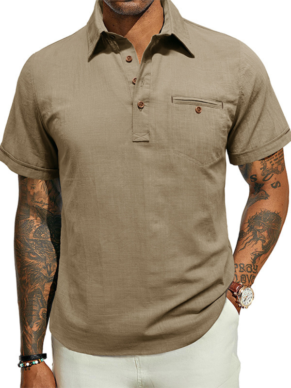 Cotton Polo Shirt for Men's Outdoor Events Polo Shirt