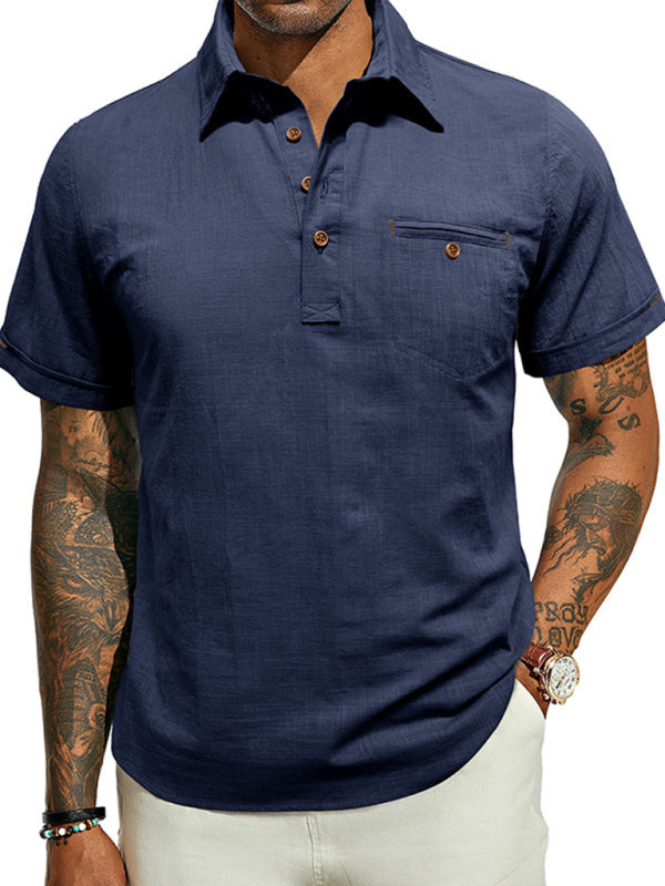 Cotton Polo Shirt for Men's Outdoor Events Polo Shirt