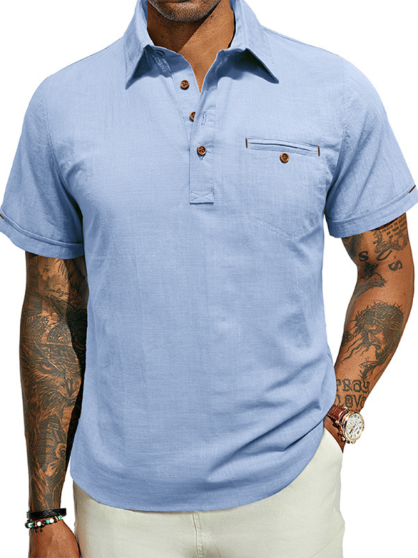 Cotton Polo Shirt for Men's Outdoor Events Polo Shirt