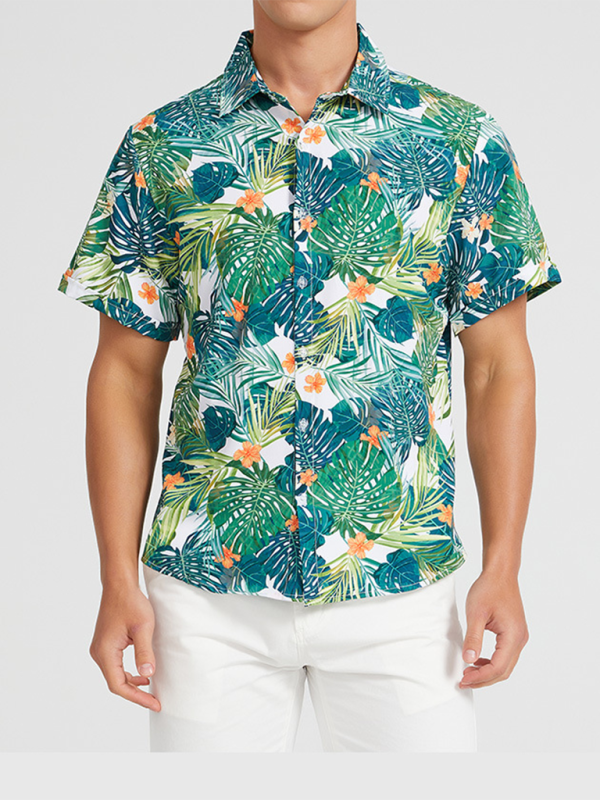 Hawaiian Shirt for Men's Beach Adventures Men Shirts