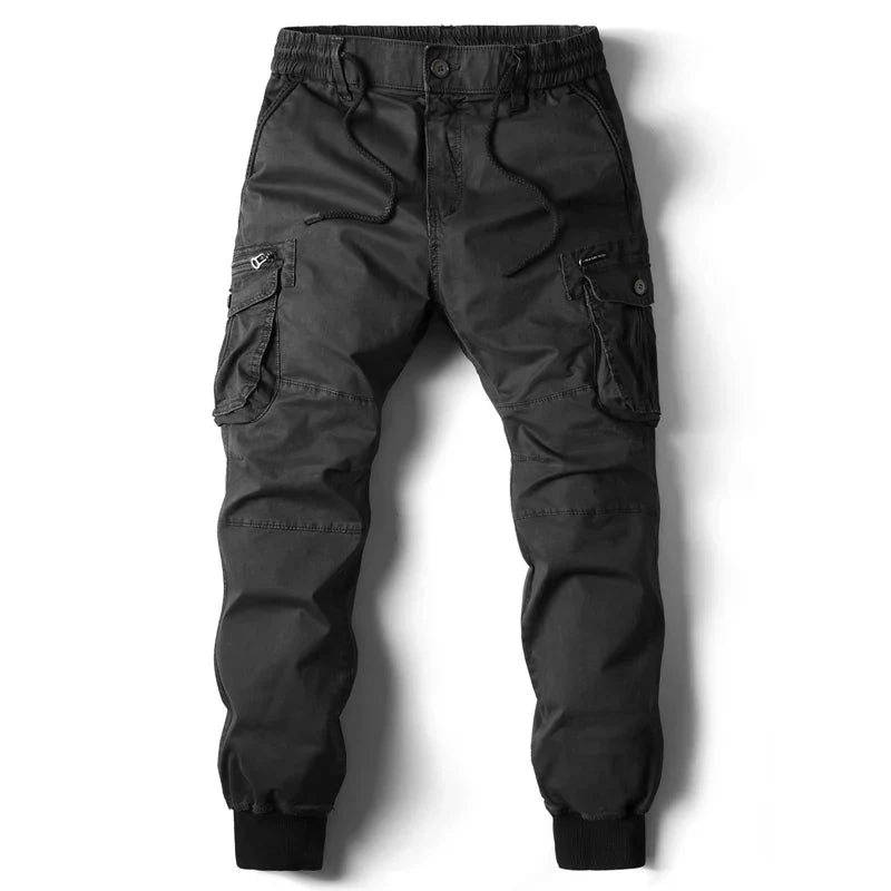 Men's Utility Cargo Pants – Stretch & Multi-Pocket Design