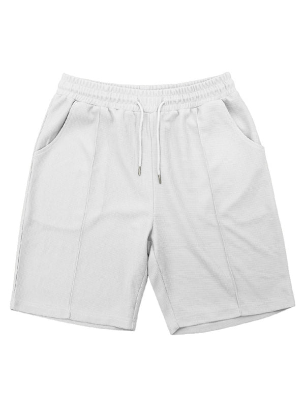 Men's Solid T-Shirt and Shorts Combo Shorts Set