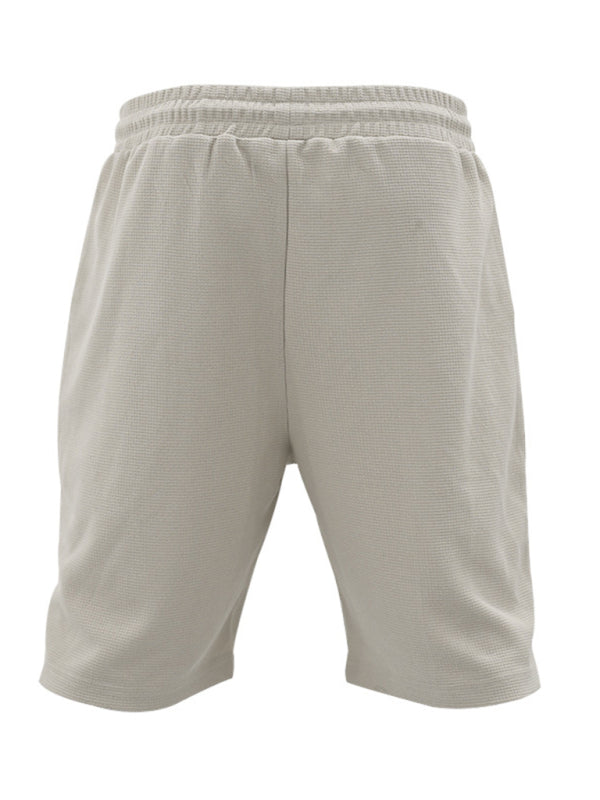 Men's Solid T-Shirt and Shorts Combo Shorts Set