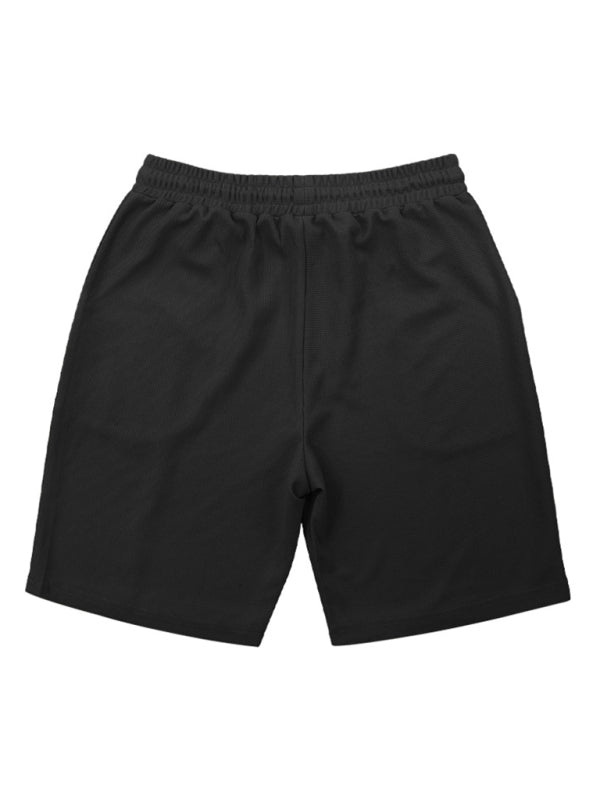 Men's Solid T-Shirt and Shorts Combo Shorts Set