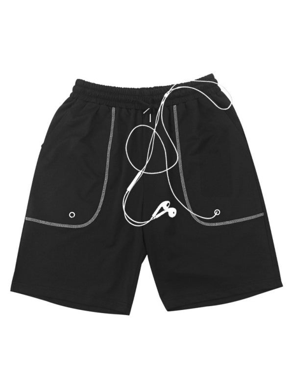 Men's Sporty Shorts &amp; T-Shirt Set - Activewear Outfit | Sporty Outfits