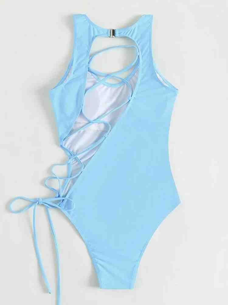 Sporty Asymmetric Monokini for Versatile Beachwear Swimwear