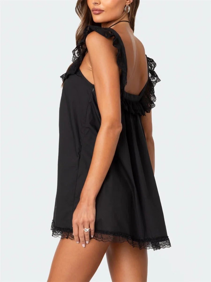 Casual Dress with Ruffle Accents – Summer & Event Ready  | Tent Dresses