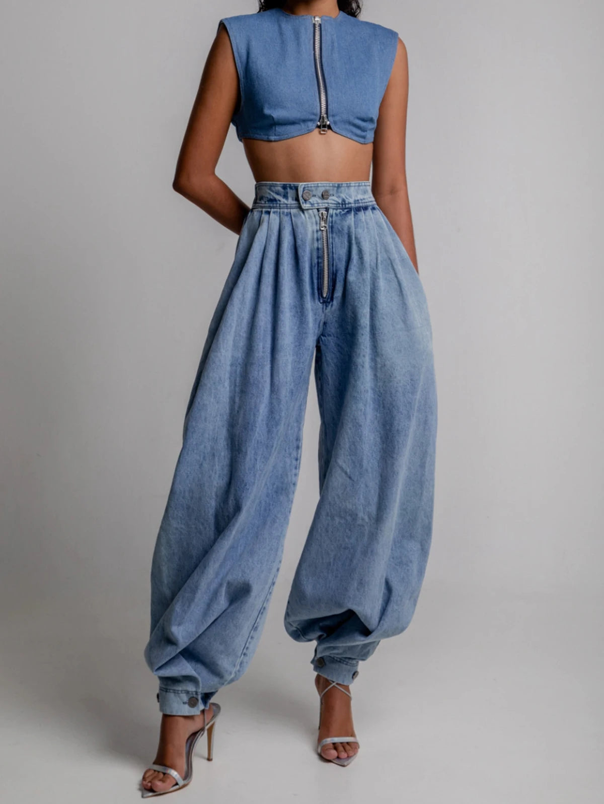 Paperbag Waist Jeans for Trendy Summer Outfits | Denim Pants