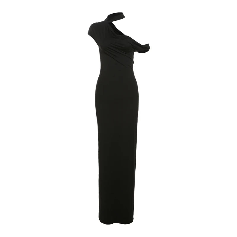 Sophisticated One-Shoulder Maxi Dress for Galas | Elegant Dresses
