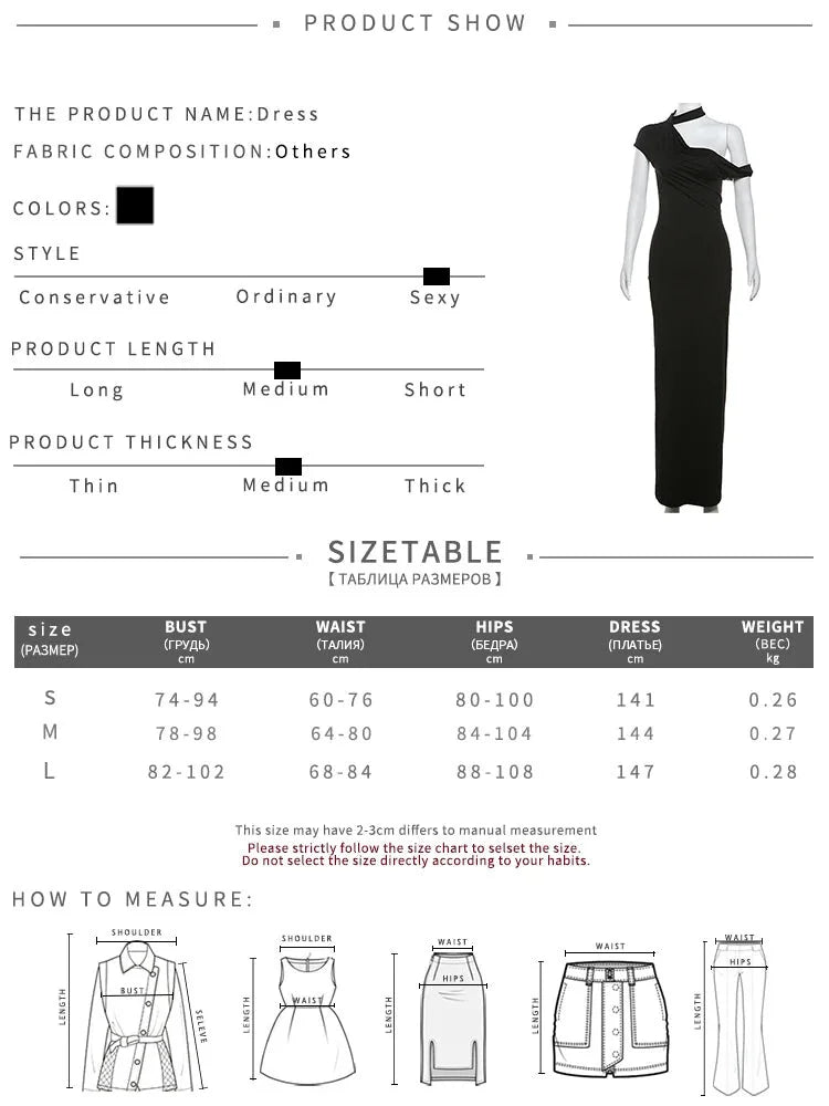 Sophisticated One-Shoulder Maxi Dress for Galas | Elegant Dresses
