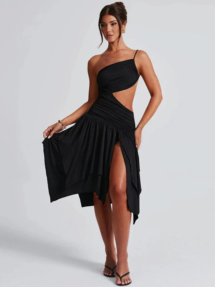 Wedding Elegant One-Shoulder High-Low Dress Cocktail Dresses