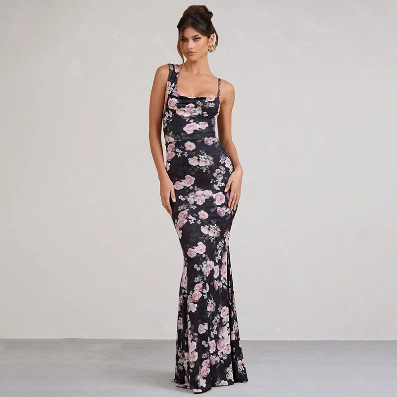 One-Shoulder Maxi Dress for Elegant Evening Galas Elegant Dresses