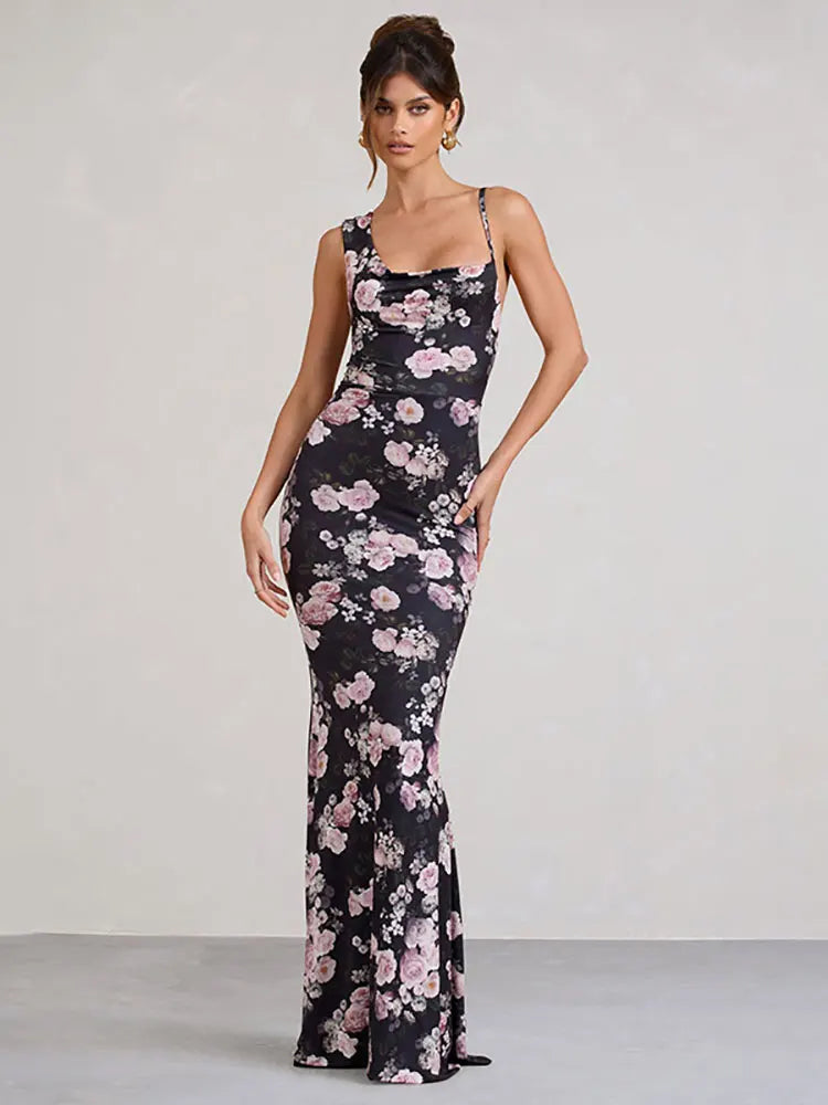 One-Shoulder Maxi Dress for Elegant Evening Galas Elegant Dresses