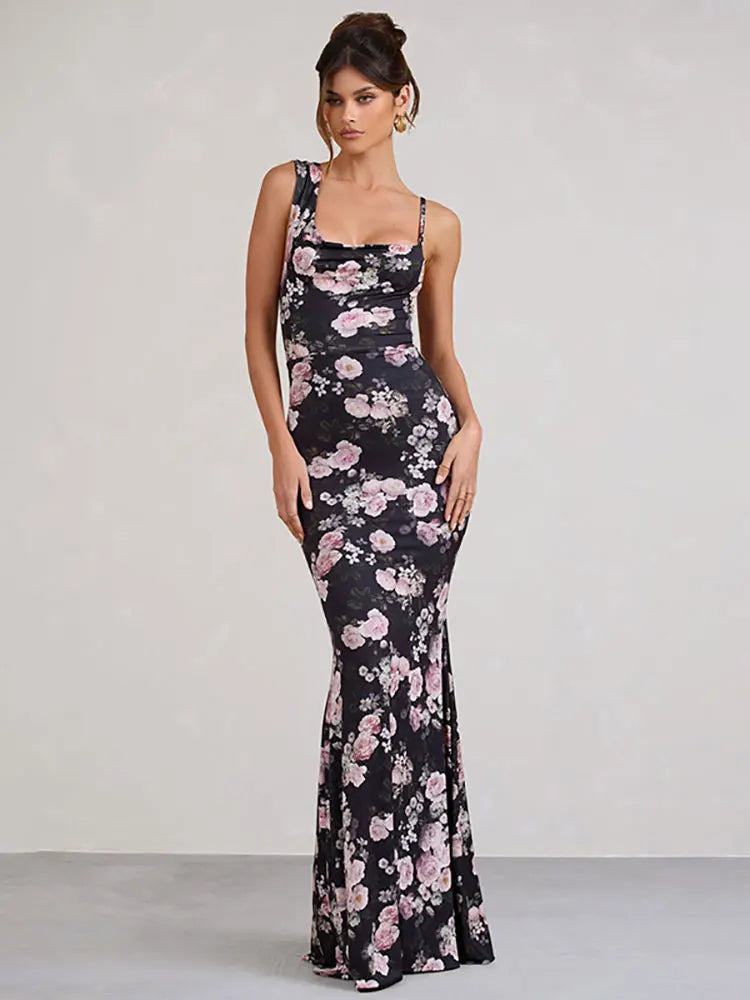 One-Shoulder Maxi Dress for Elegant Evening Galas Elegant Dresses