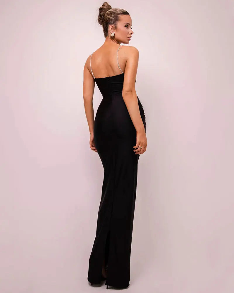 Sheath Maxi Dress Gown for Award Ceremonies Elegant Dresses