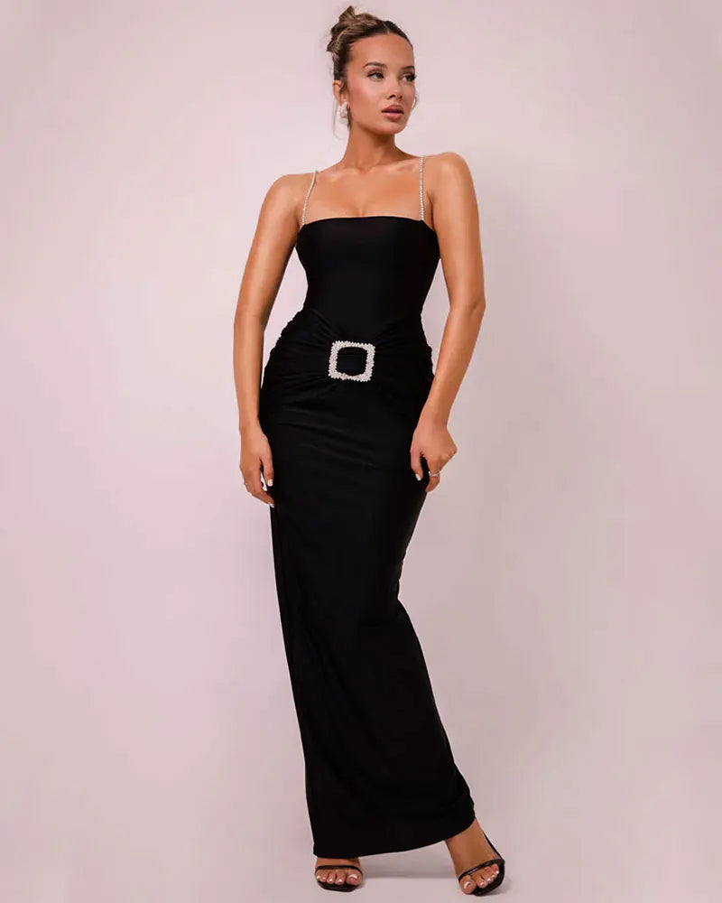 Sheath Maxi Dress Gown for Award Ceremonies Elegant Dresses