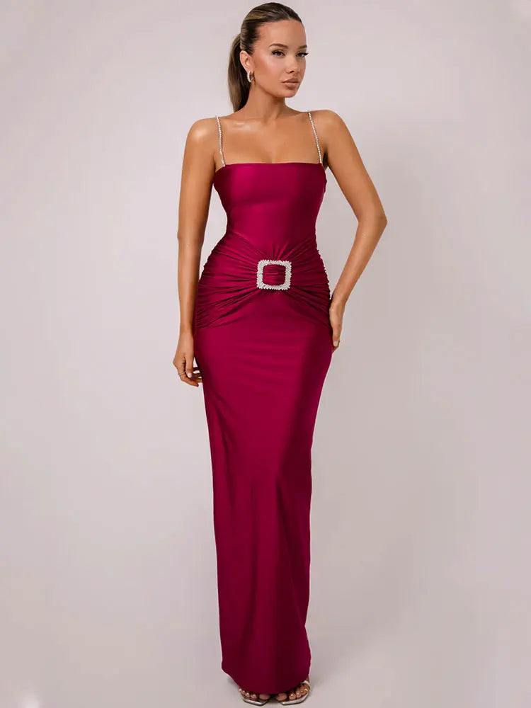 Sheath Maxi Dress Gown for Award Ceremonies Elegant Dresses