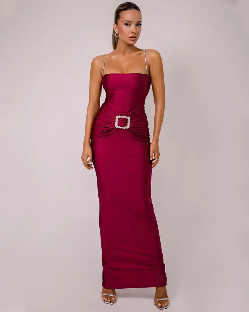 Sheath Maxi Dress Gown for Award Ceremonies Elegant Dresses