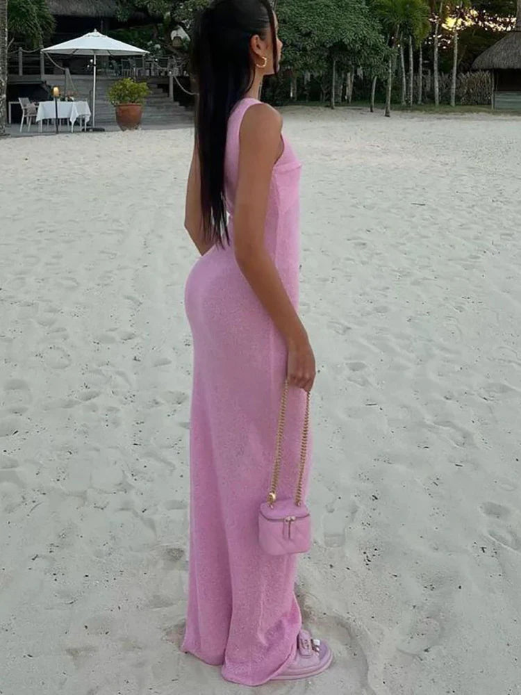 Mermaid-Inspired Bodycon Maxi Dress for Summer Getaways | Vacation Dresses