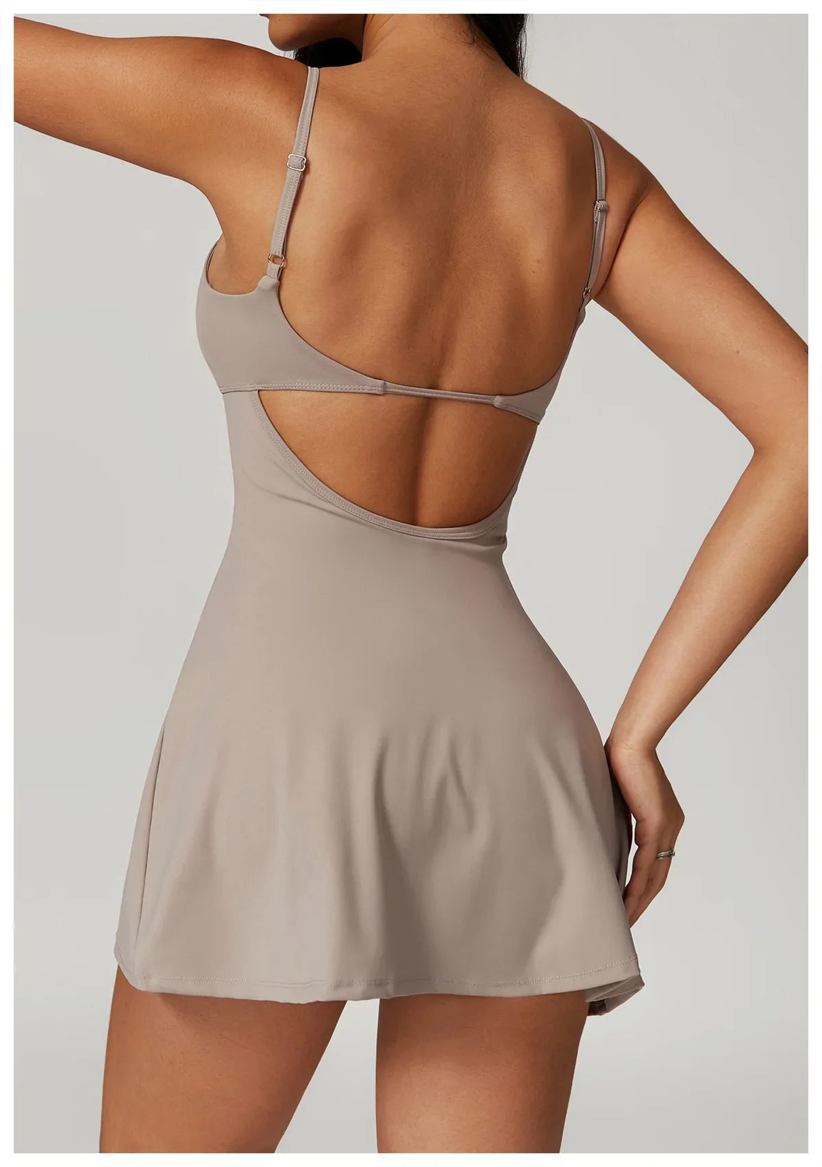 Active Women's Tennis-Inspired Dress with Padded Top | Sporty Dresses