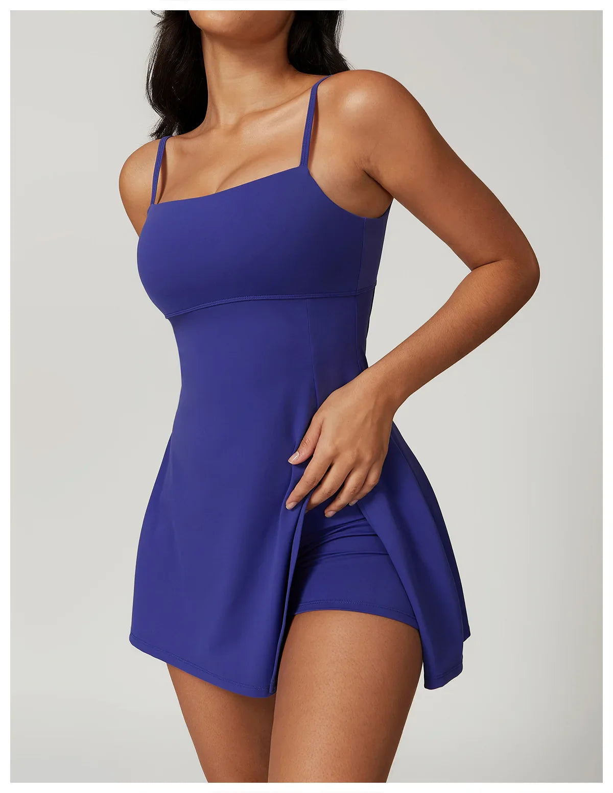 Active Women's Tennis-Inspired Dress with Padded Top | Sporty Dresses