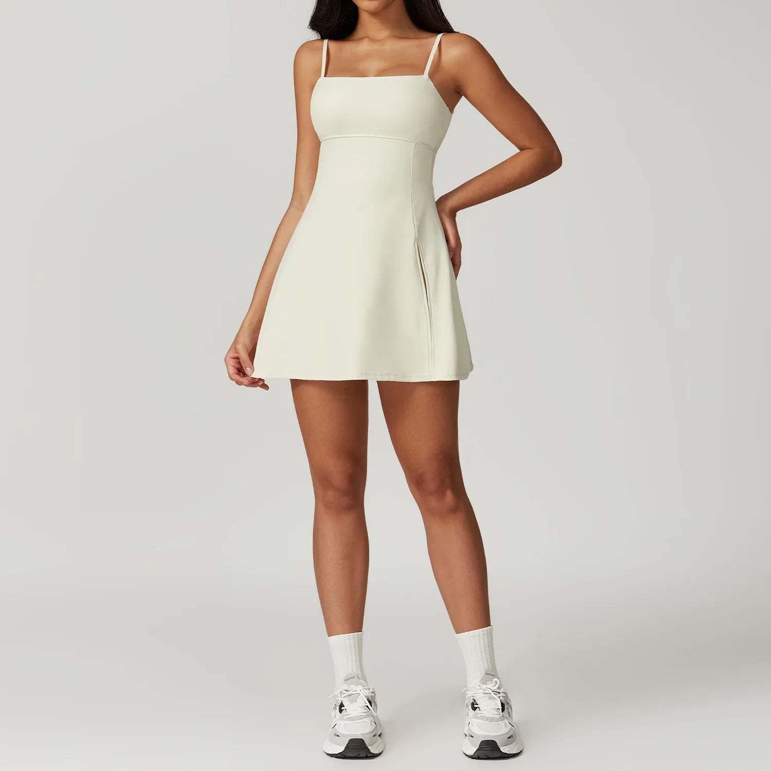 Active Women's Tennis-Inspired Dress with Padded Top | Sporty Dresses