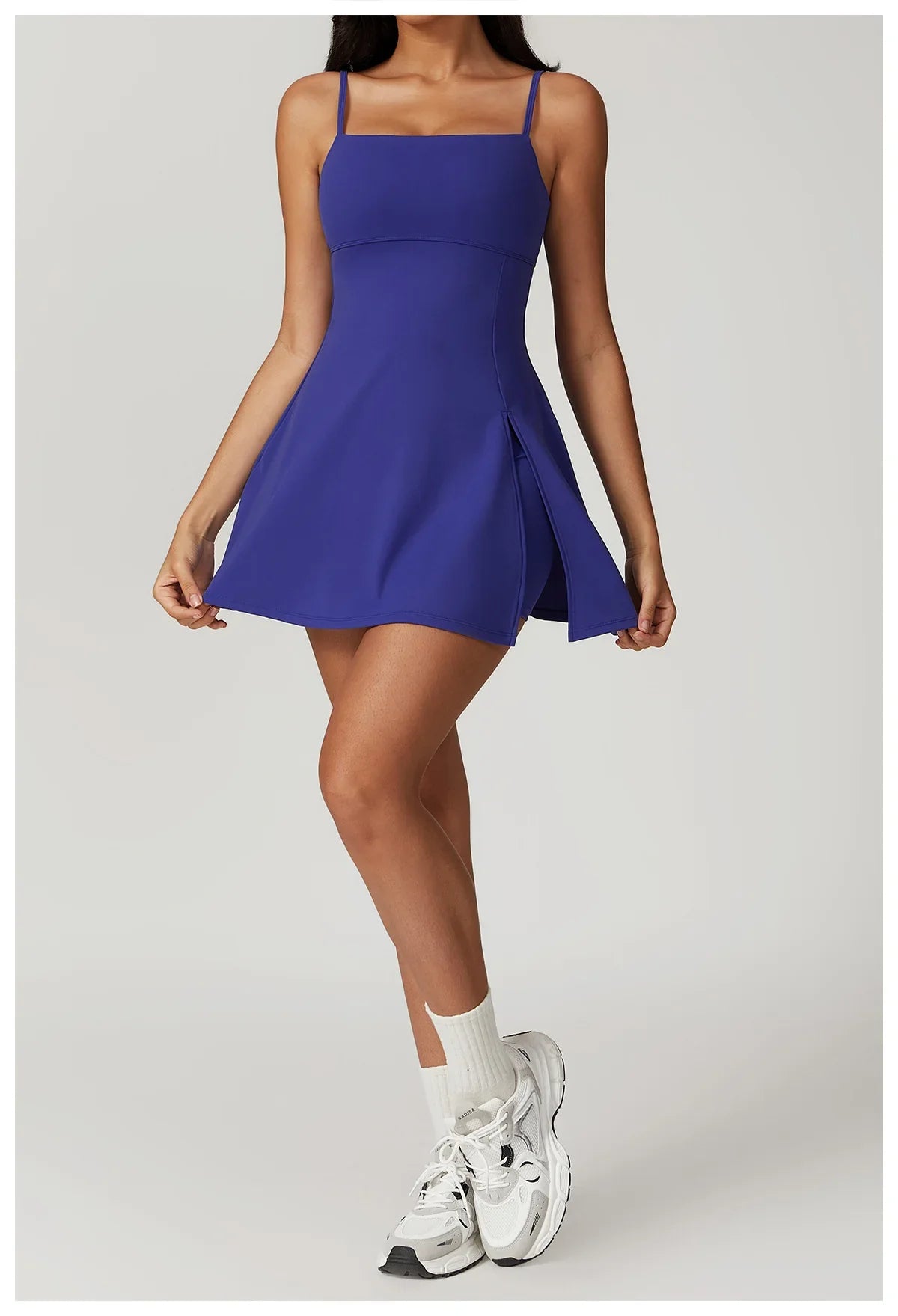 Active Women's Tennis-Inspired Dress with Padded Top | Sporty Dresses