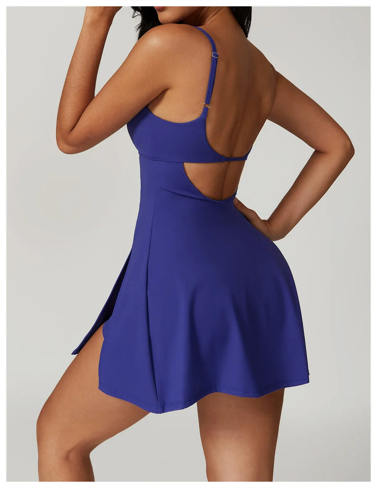 Active Women's Tennis-Inspired Dress with Padded Top | Sporty Dresses