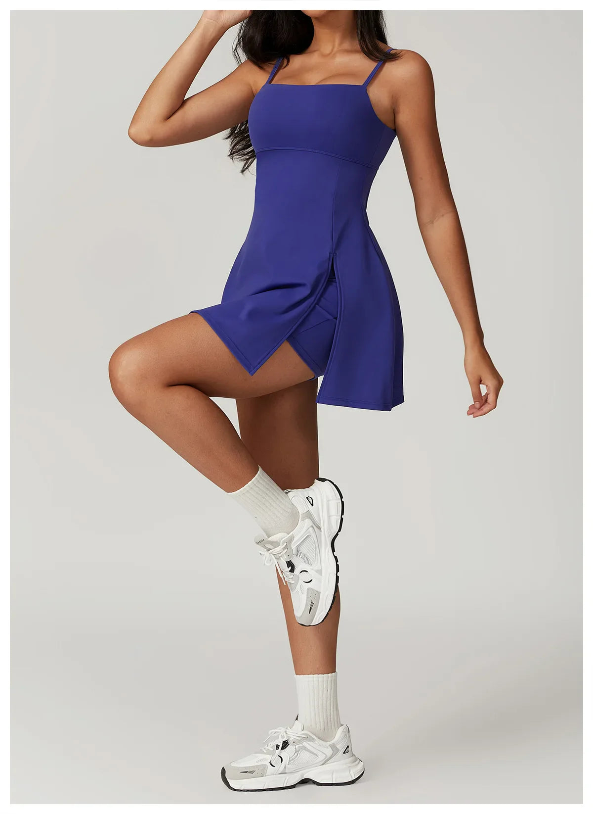 Active Women's Tennis-Inspired Dress with Padded Top | Sporty Dresses