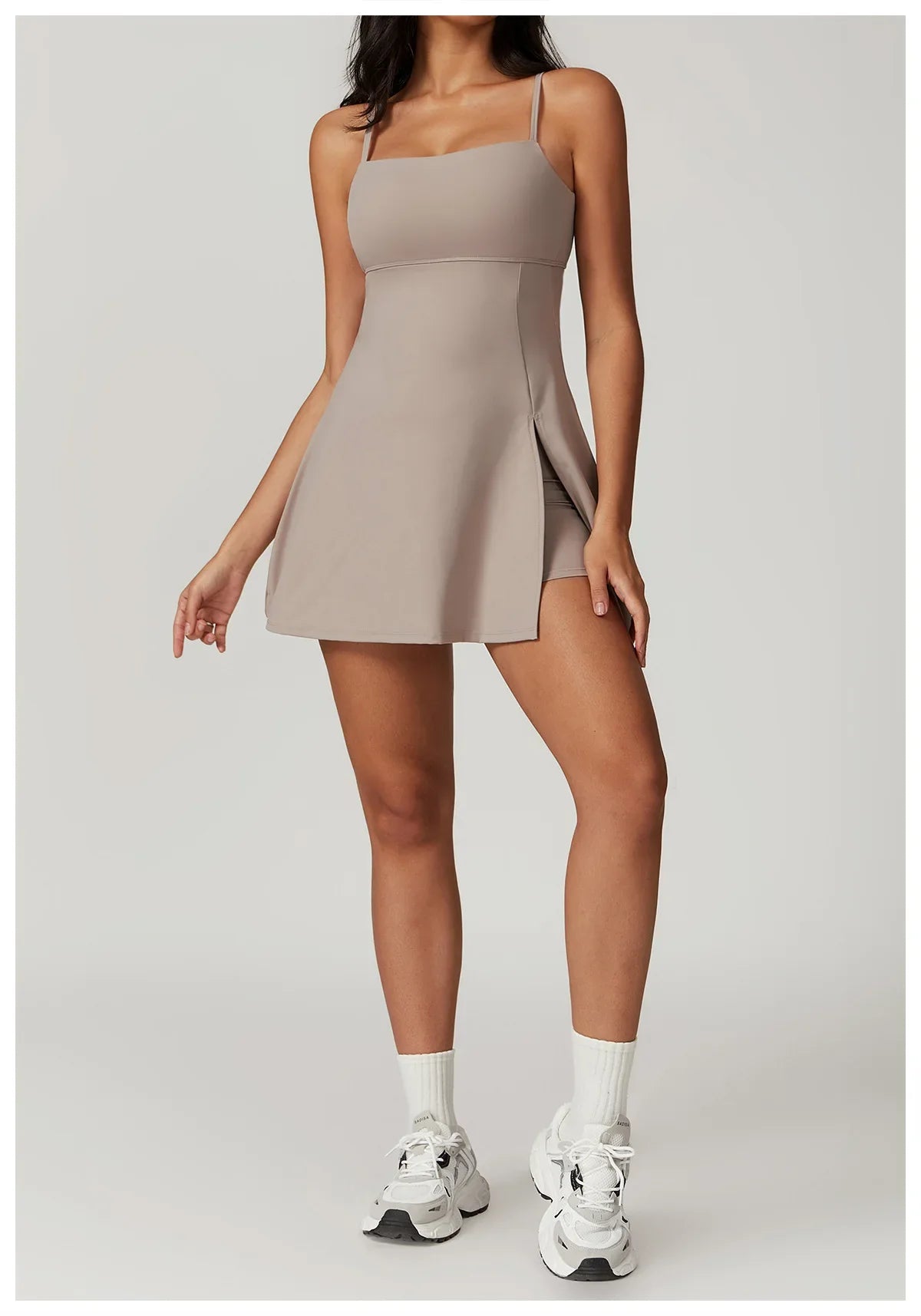 Active Women's Tennis-Inspired Dress with Padded Top | Sporty Dresses