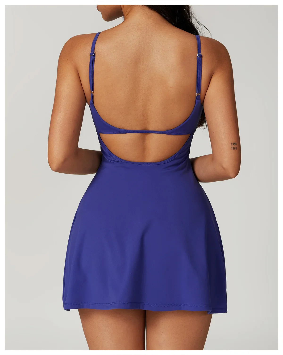 Active Women's Tennis-Inspired Dress with Padded Top | Sporty Dresses