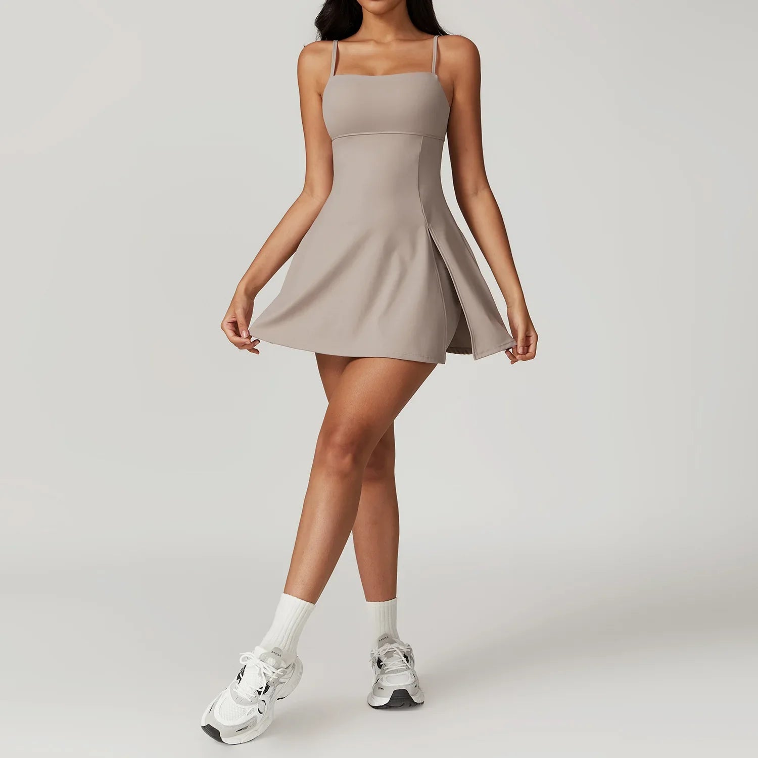 Active Women's Tennis-Inspired Dress with Padded Top | Sporty Dresses