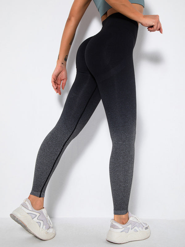 Ombre Seamless Peach Butt Lifting Yoga Pants Yoga Pants