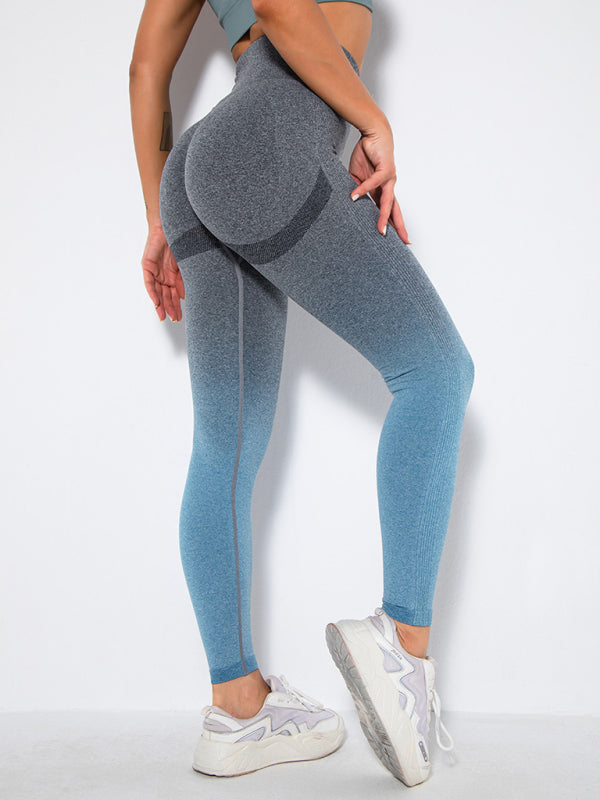 Ombre Seamless Peach Butt Lifting Yoga Pants Yoga Pants