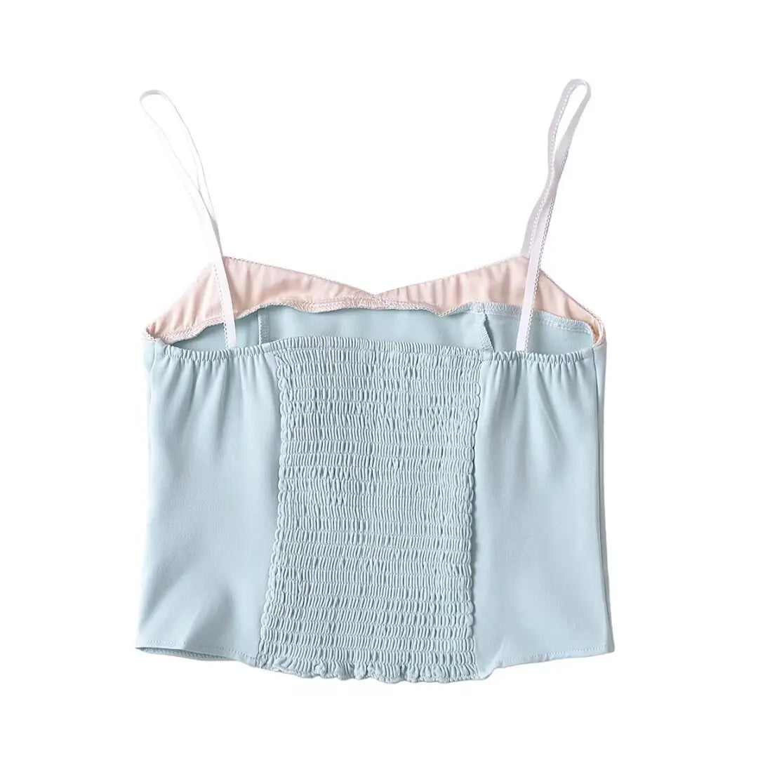 Smocked Cami Top for Garden Parties and Summer Events | Cami Tops