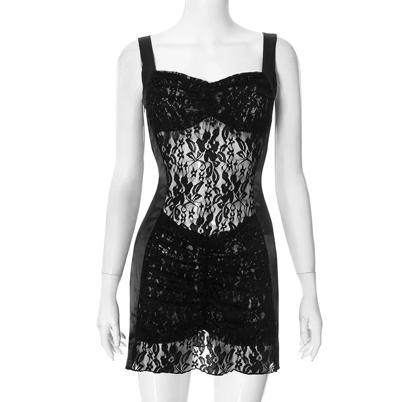 Floral Lace Bodycon Dress for Clubbing and Festivals | Dresses