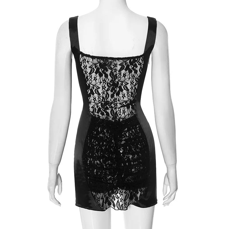 Floral Lace Bodycon Dress for Clubbing and Festivals | Dresses