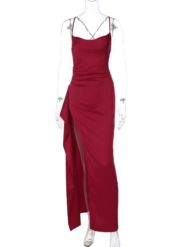 Satin Evening Dress for Formal Celebrations | Elegant Dresses