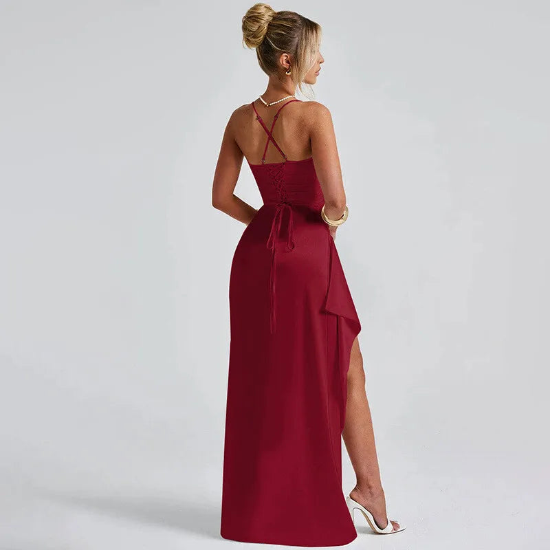 Satin Evening Dress for Formal Celebrations | Elegant Dresses