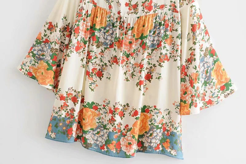 Floral Boho Dress for Casual and Festive Occasions | Spring dresses