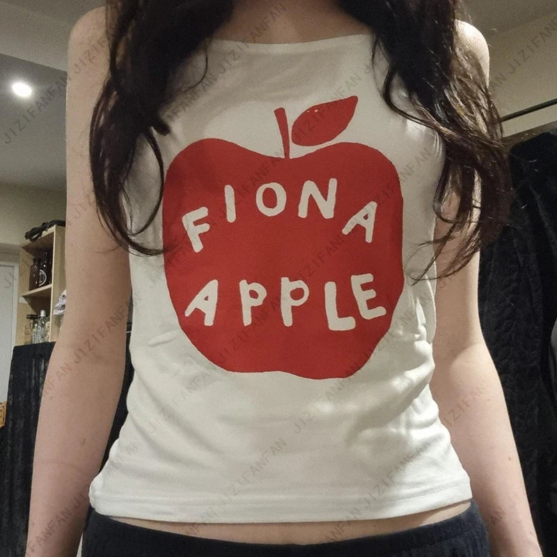 Fiona Apple Graphic Cami - Casual Wear for Her